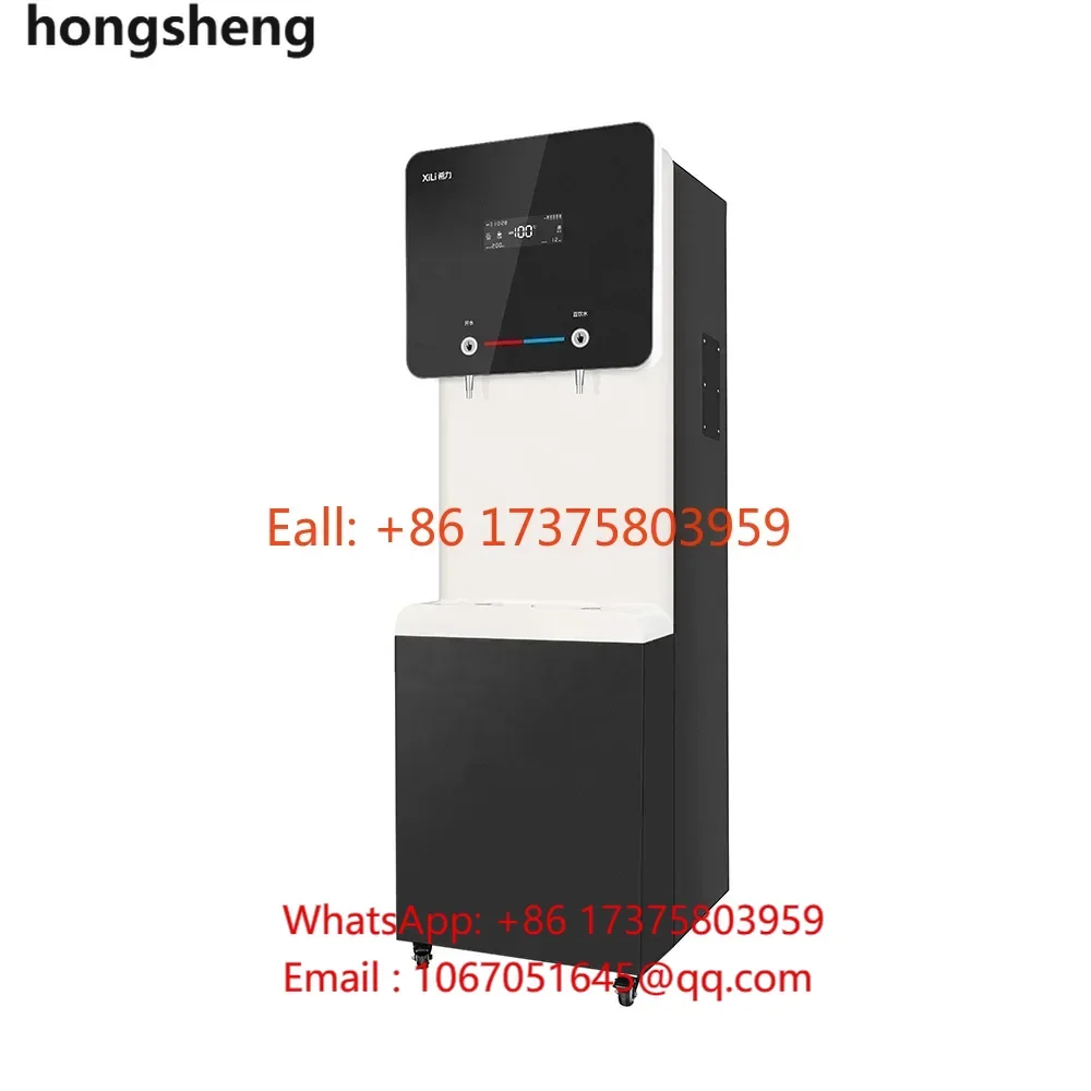 Municipal Tap Water dispenser with foot pedal free standing water filter purifier  dispenser for commercial use water cooler wit