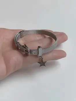原宿甜美少女星形吊墜手鍊可愛龐克酷炫五角星手鐲女士派對夜店韓版時尚飾品 6 最佳銷售 手鐲 Y2K - №2