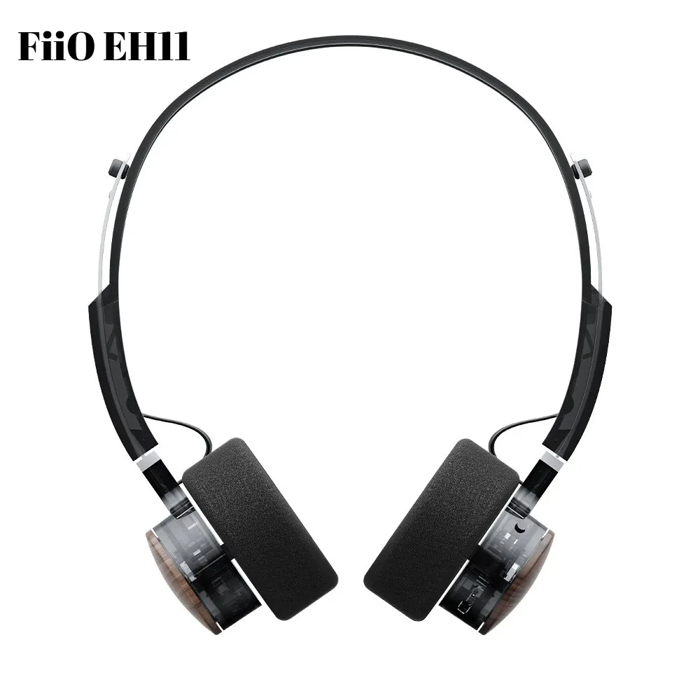 

Наушники FiiO EH11 On-Ear Bluetooth, ретро-гарнитура с 40-мм динамическим драйвером, механический корпус, поддержка LDAC Hi-Res Audio