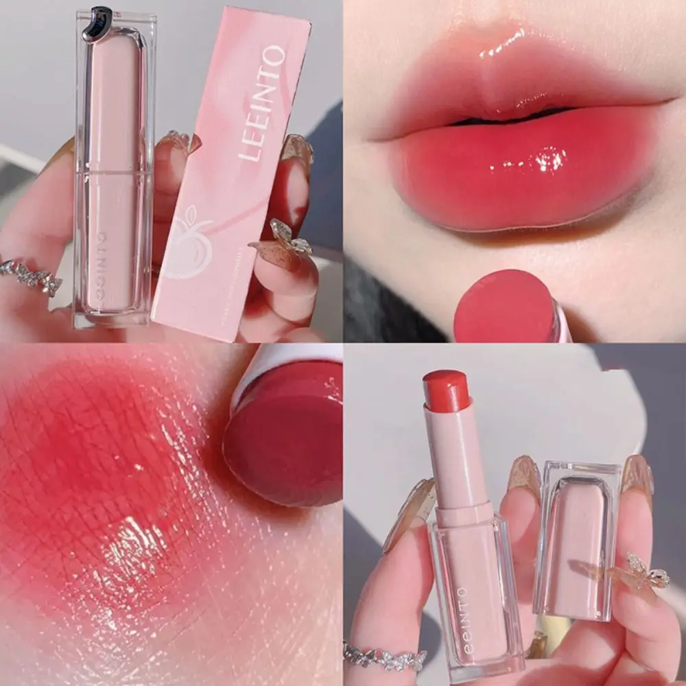 Transparante Jelly Spiegel Glas Lipsticks Waterdichte Zweetbestendige Jelly Water Lipgloss Langdurige Non-Stick Cup Massief Lip Glazuur