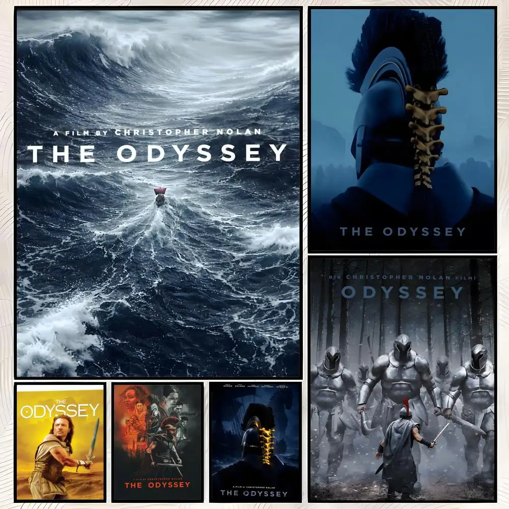 Book T-The Odyssey Poster Self-Stick HD PVC Wall Art Poster, Waterproof Decor for Bedroom, Living Room and Home