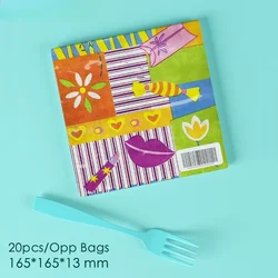 Papel de seda de 2 capas para decoración de fiesta, pintalabios, estampado de labios y dulces, manteles individuales, precio especial bajo, 10/20 piezas, 33cm