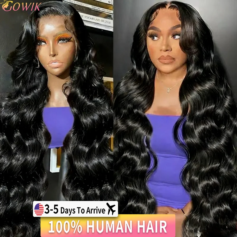 

30 40 дюймов Объемная волна 13x6 HD Парики из натуральных волос Парик из натуральных волос 13x4 Hd Парик из натуральных волос на кружеве 100% предварительно выщипанные бразильские волосы для женщин