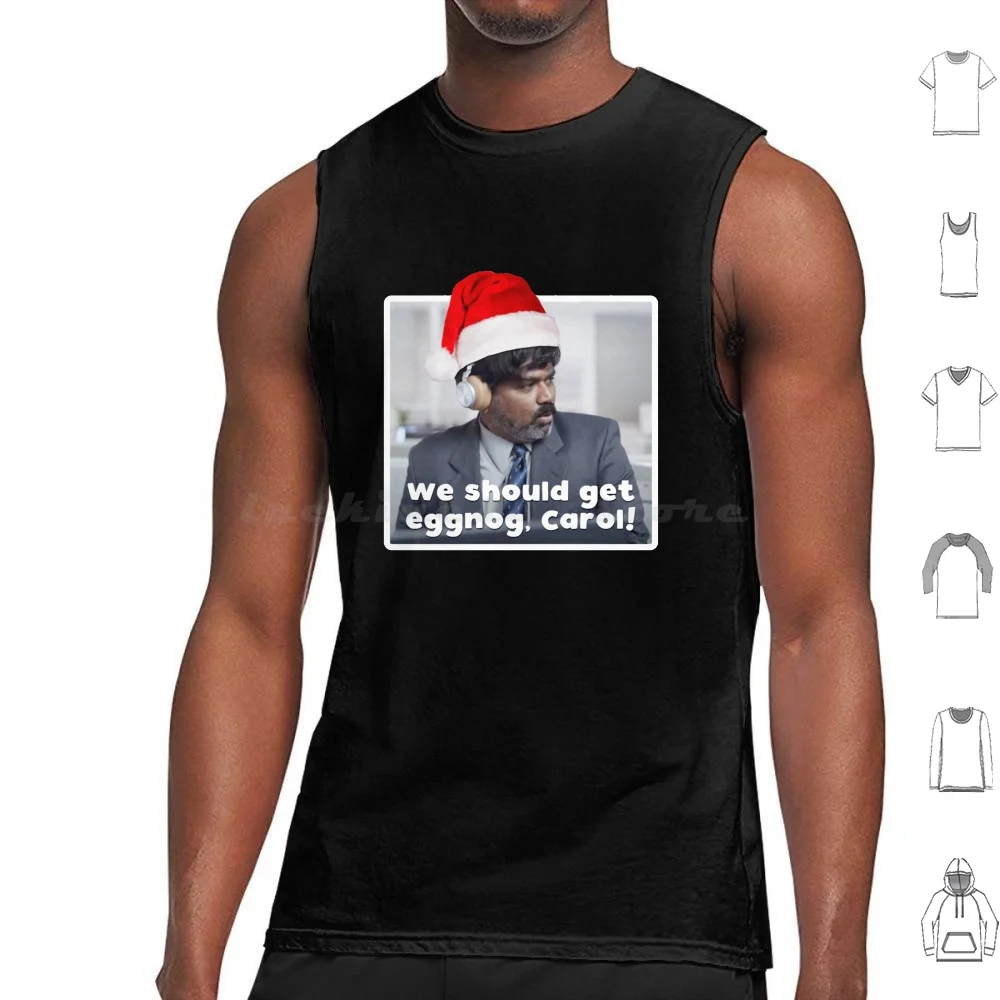 We Should Get Sushi , Carol! Christmas Edition Tank Tops Vest Sleeveless Mad Bull Sushi Ebay Carol Sushi Carol Meme Indian