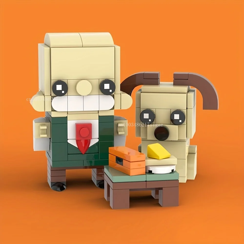 

Наборы строительных блоков MOC-101860: Модель Воллеса из мультфильма, конструктор, игрушки, подарки на день рождения и Рождество