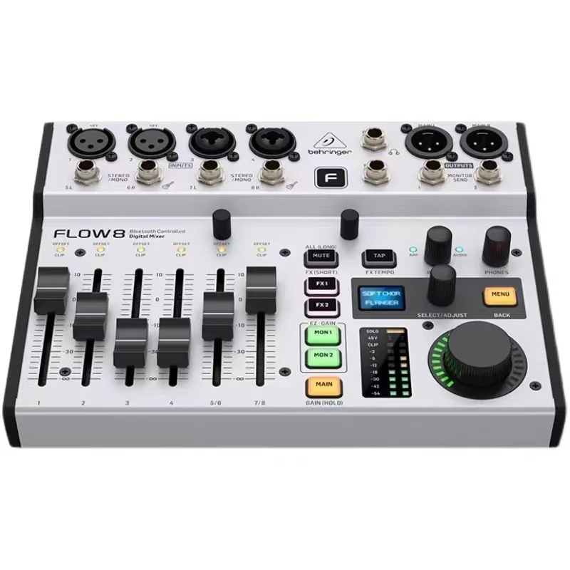 

FLOW 8-channel digital mixer mixing professional recording bluetooth cell phone live sound card