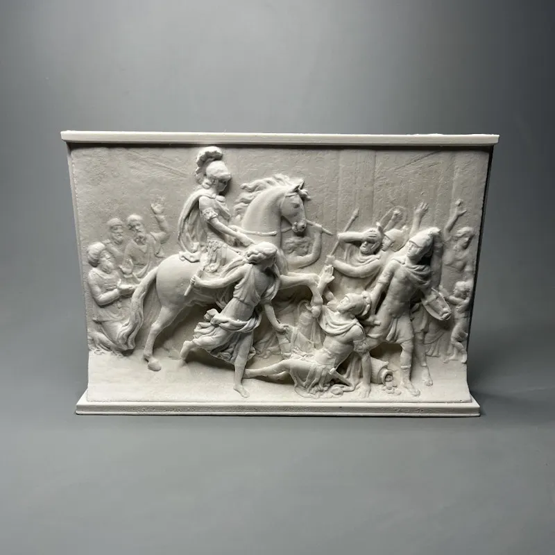Retro Roman relief ornaments, figure sculptures, art plaster statues, home soft furnishings, three-dimensional prints home decor