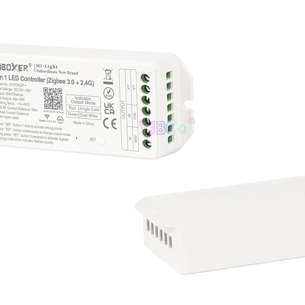 Miboxer 2.4G RF Zigbee 3.0 Remote 2 in 1 Dual white Single color 3 in 1 RGB RGBW RGBCCT LED Controller 12V 24V Tuya APP dimmer