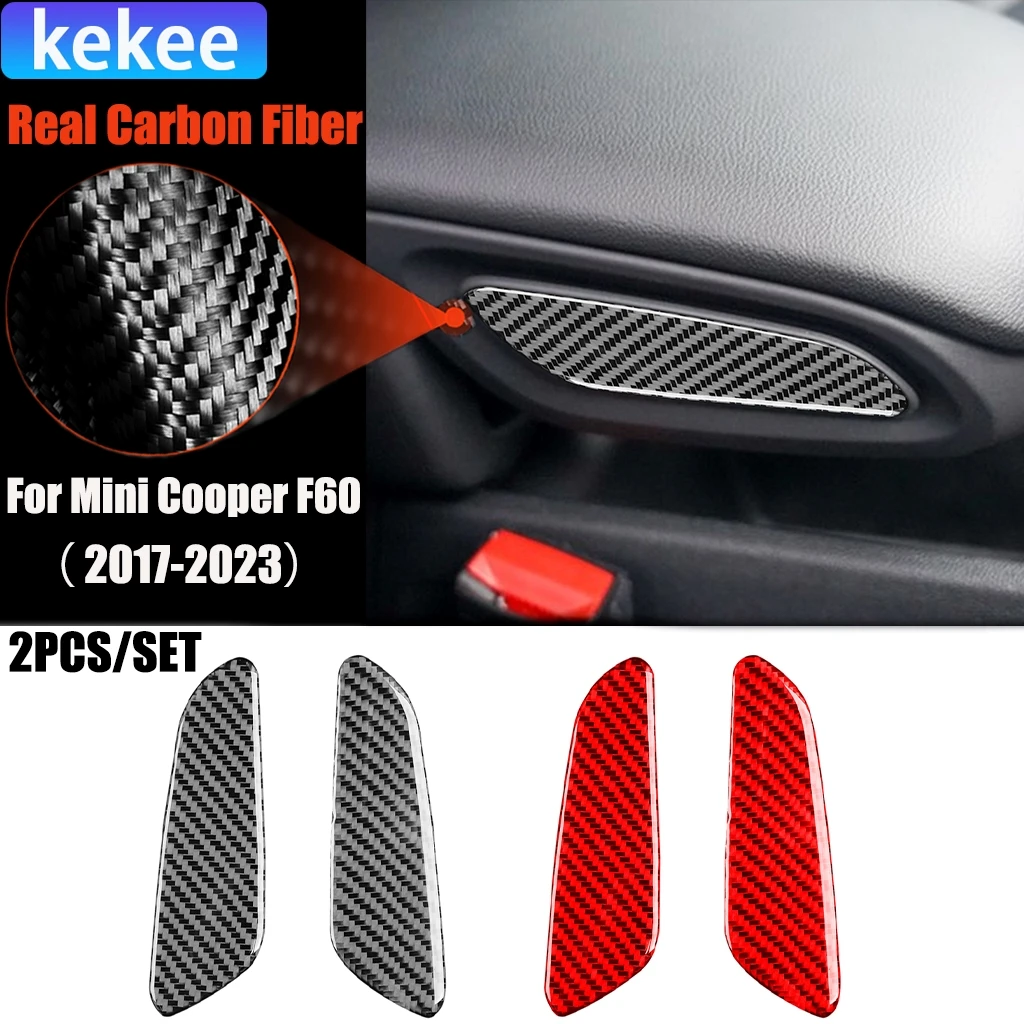 

Carbon Fiber Car Accessories Armrest Panel Modified Interior Trim Cover Soft Sticker For Mini Cooper F60 Countryman 2017-2023