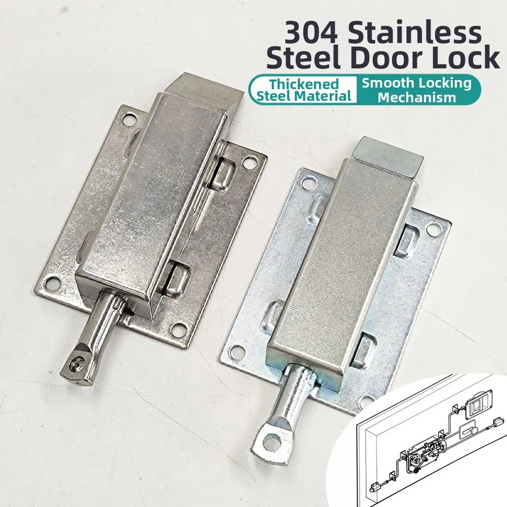 

Дверной язичок автомобиля, стояк из нержавеющей стали 304, головка замка шкафа с шатуном, сверхмощный дверной язычок для фургона-прицепа