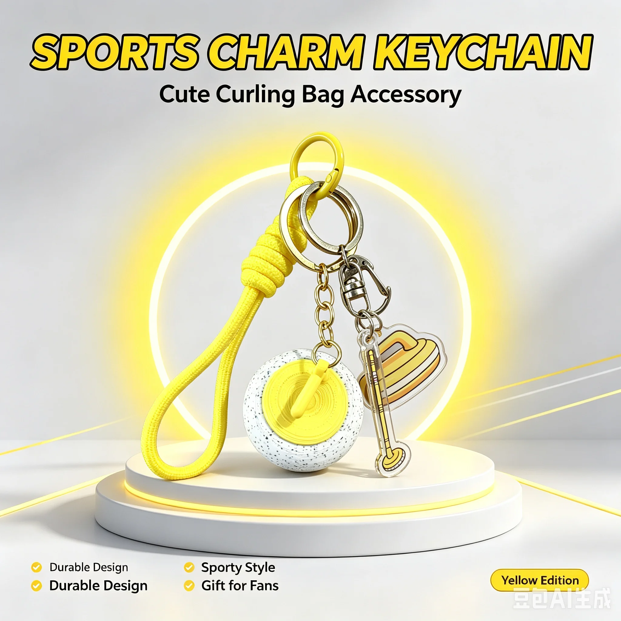 Swimming Kickboard Shaped Keychain, Novelty Swim Themed Bag & Backpack Charm, Lightweight Key Ring for Swimmers, Pool, Beach, Swim Team Souvenir, Daily Use & Holiday Gifting