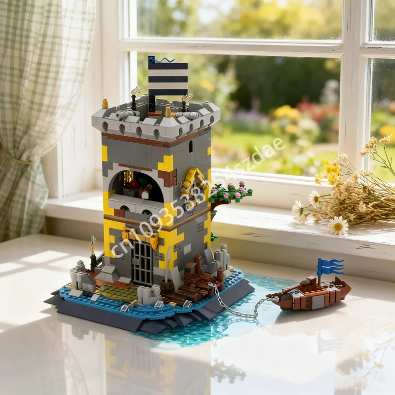 

958 шт. MOC Императорская крепость, альтернативная модель создателя, строительные блоки, рождественский подарок, сборка игрушки «сделай сам», креативная идея, день рождения