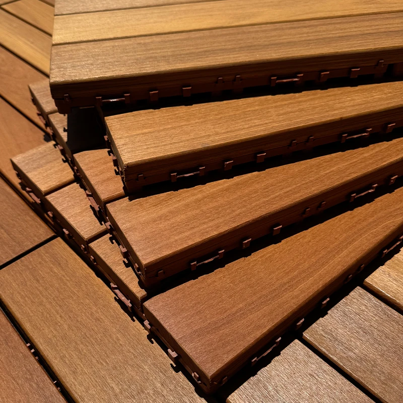 أرضيات من خشب الساج مصنوعة من الخشب الصلب المقاوم للماء ، خالية من العارضة ، شرفة وفناء خارجي ، خشب مطهر ، حديقة