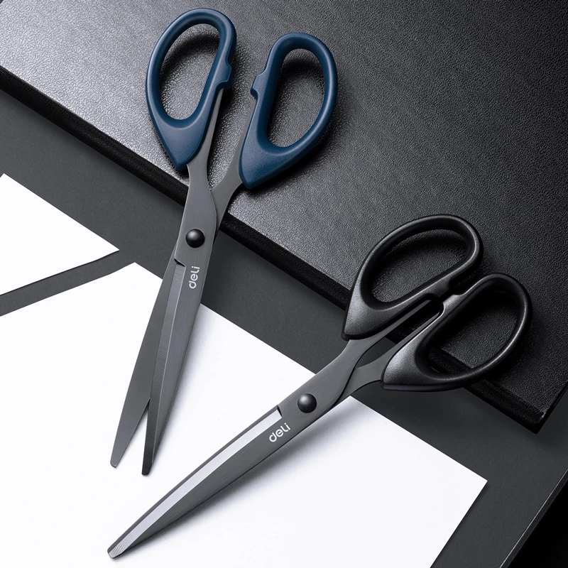 Deli-Stainless Steel Scissors, Faca Cortador, Tesoura para Escritório de Negócios Papelaria, Tesoura de Alfaiate Casa, Faca de Cozinha, Ferramenta