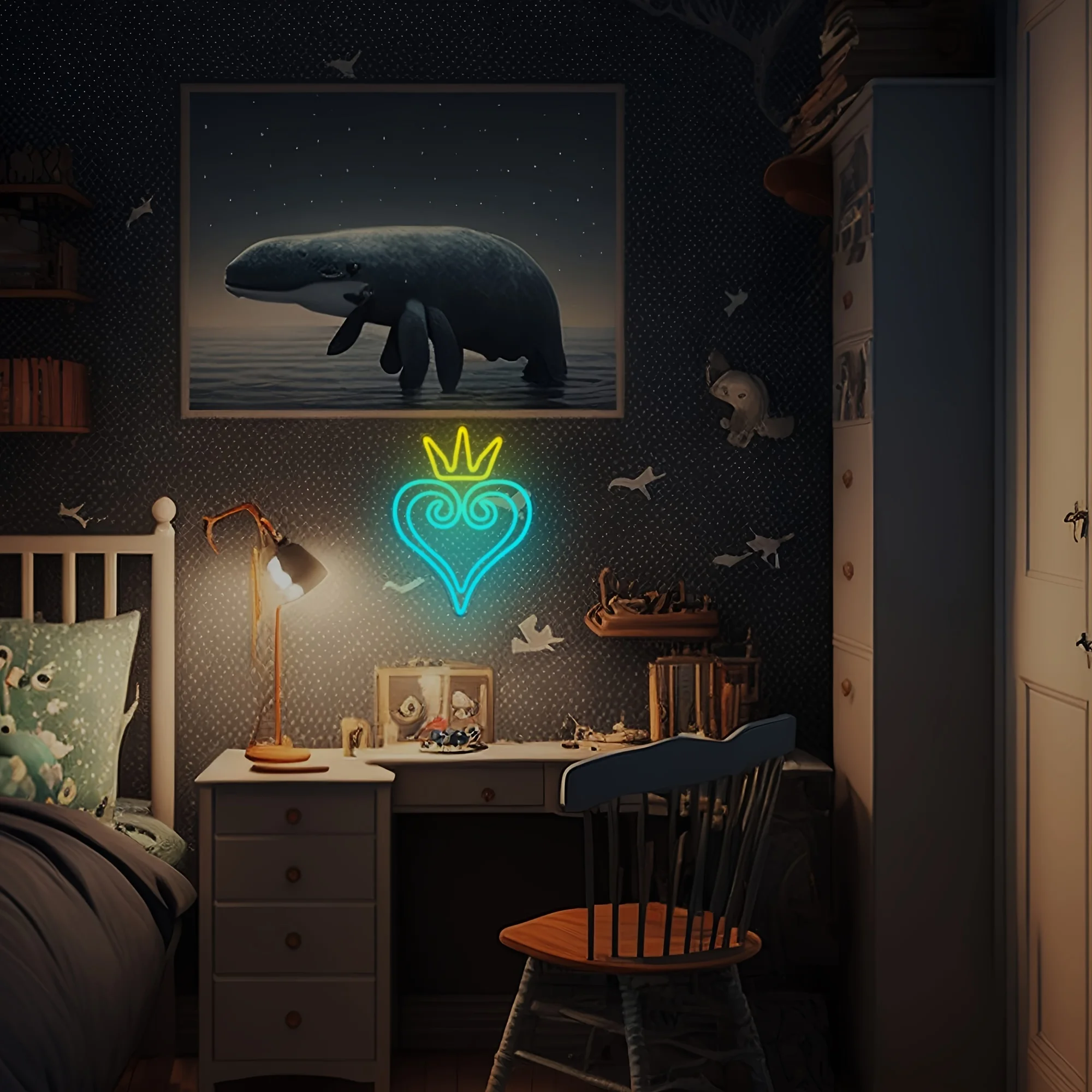 Neonowy Znak Królestwo LED, La – Home Decor Nearby recenzja i cena