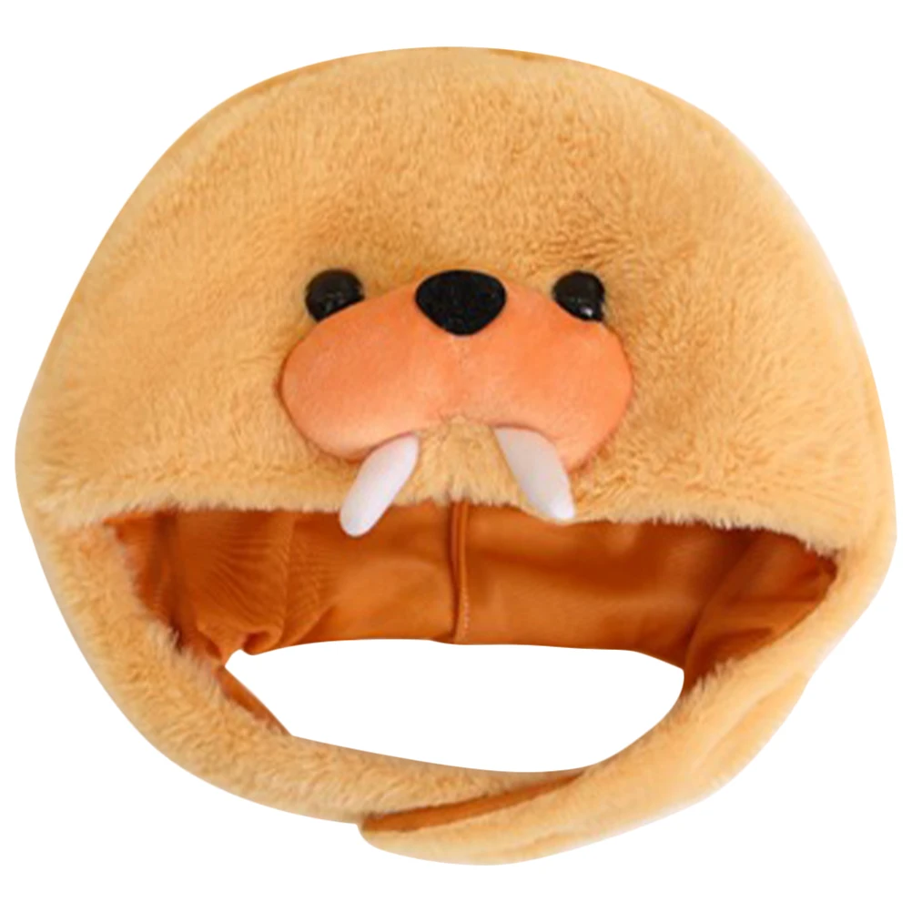 

Walrus Head Hat Seal Costume Cosplay Headwear Cartoon Animal Party Cosplay Headwear Hats Photos Props Ocean Theme