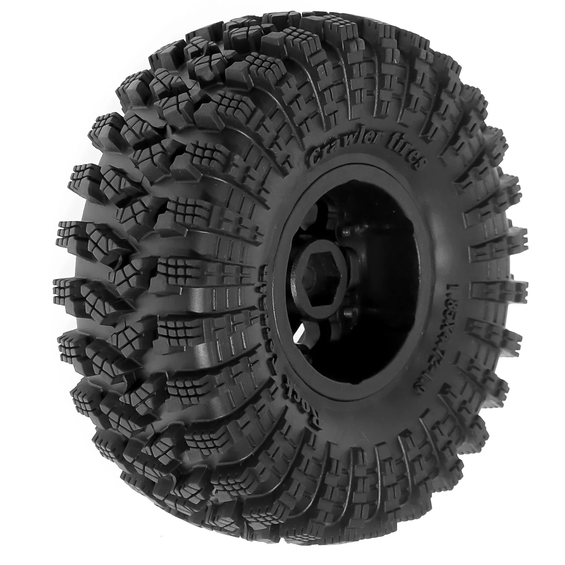 1.9 Inch RC Crawler Tires Skins Soft Rubber Off-Road Tyres & Wheel for 1/10 TRX4 TRX6 SCX10 90046 AX103007 D90 Gen7 MST VS4-10