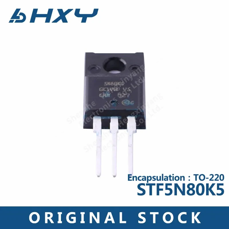 5PCS STF5N80K5 N Channel voltage :800V Current :4A 5N80