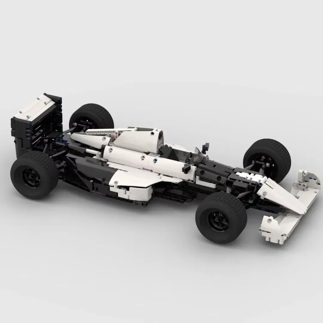 Customed MOC Ayrton Senna Formule 1 McL60 F1 Technische Auto Model 1:8 Bricks Bouwsteen Kits Speelgoed voor Kinderen Volwassenen Gift