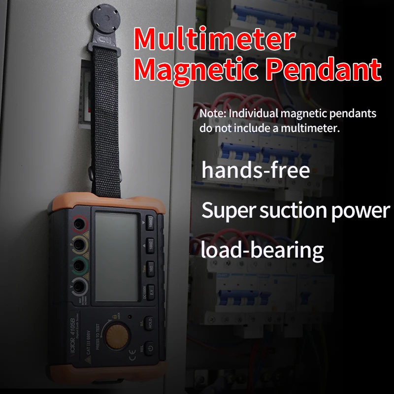 T3 Portable Hanging Strap Magnetic Strap Magnet Hanger Kit for Multimeter Magnetic Attachment Strap