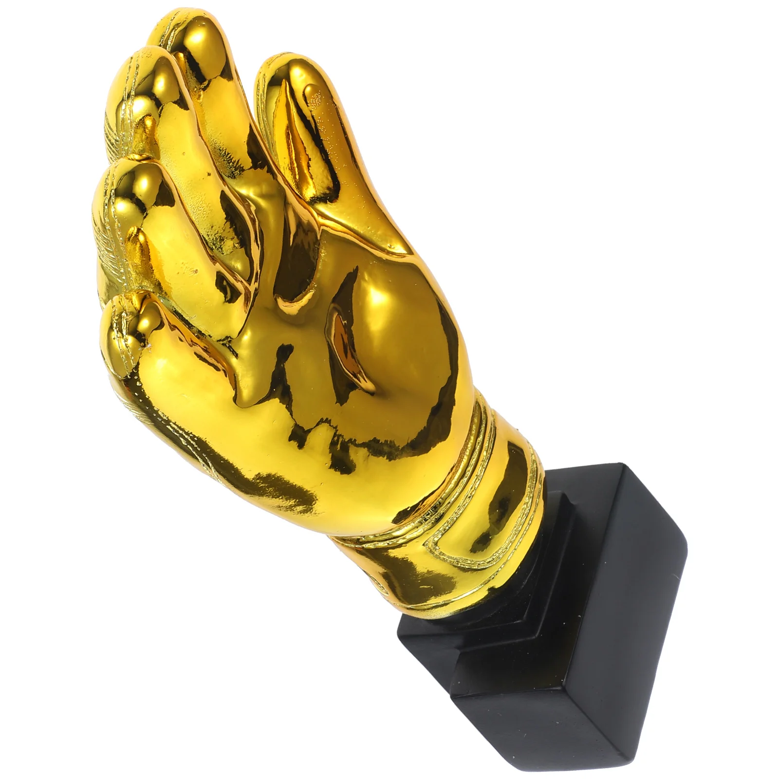 Racing Gloves Award Trophy Cup Golden Ball Goalkeeper Children Trophies for Reward