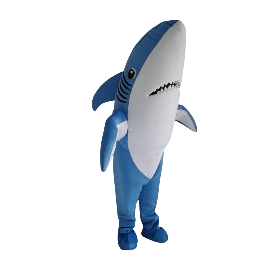Disfraz de mascota tiburón azul, disfraz de fantasía personalizado, kits de cosplay de anime, disfraz de Carnaval 40738