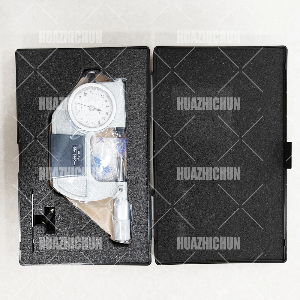 

HUAZHICHUN 510-122 High precision spiral micrometer thickness gauge Industrial grade calipers