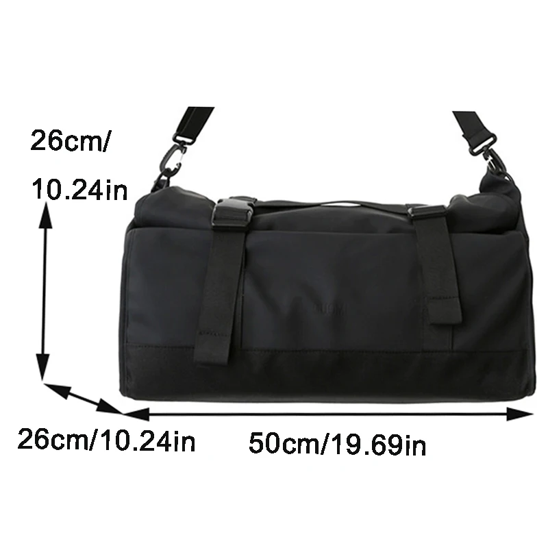 Storage Bag Nylon Waterproof Sports Gym Outdoors Travel Fitness Yoga Luggage High-capacity Durable Women Men Shoulder Handbag