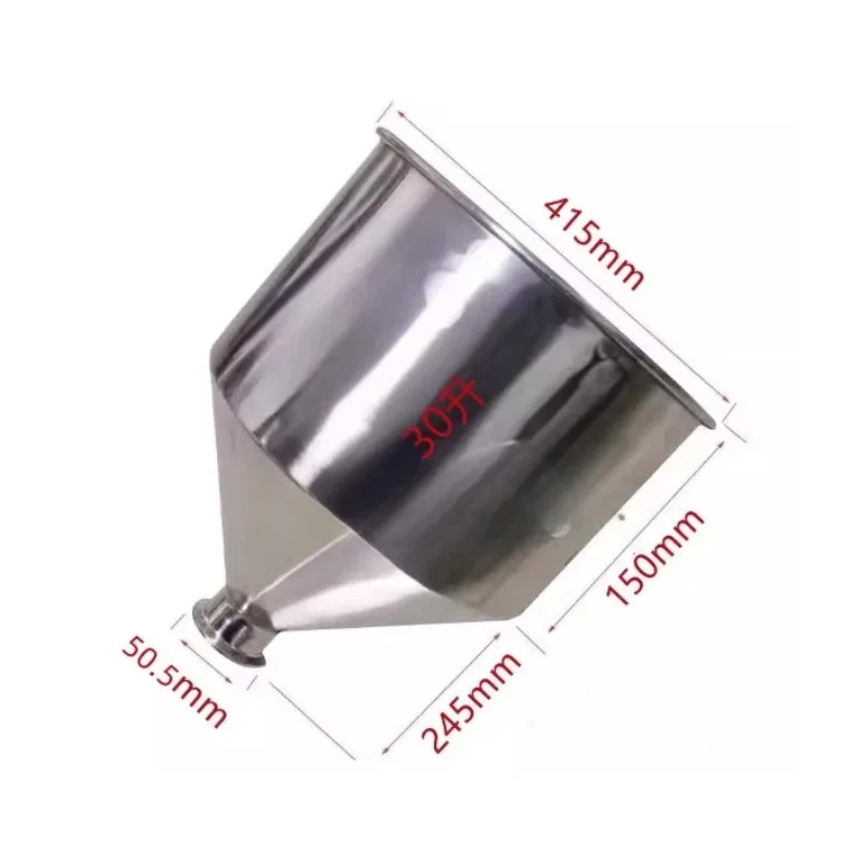 30L 40L 50L Stainless Steel Hopper and Feed Cylinder, In Stock Accessories for Filling and Canning Machine