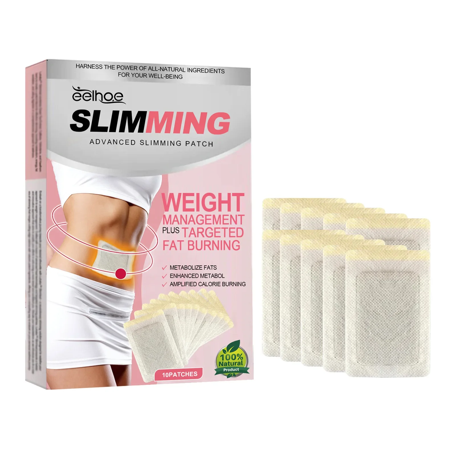 EELHOE Fat Burning Patch Body Sculpting Belly Fat Reduction Lifting Firming Skin Weight Loss Detox Anti Cellulite Navel Sticker