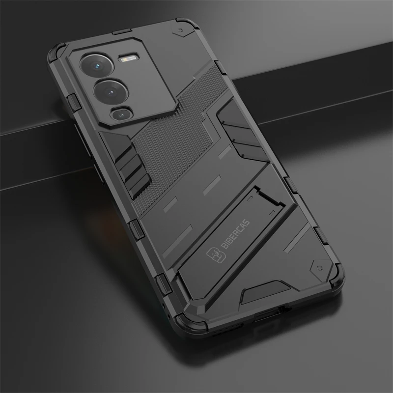 Phone Holder Case For Vivo V25 Pro Case Bumper Anti-knock Armor Full Back Cover For Vivo V25 Pro Case For Vivo V25 V 25 Pro 5G