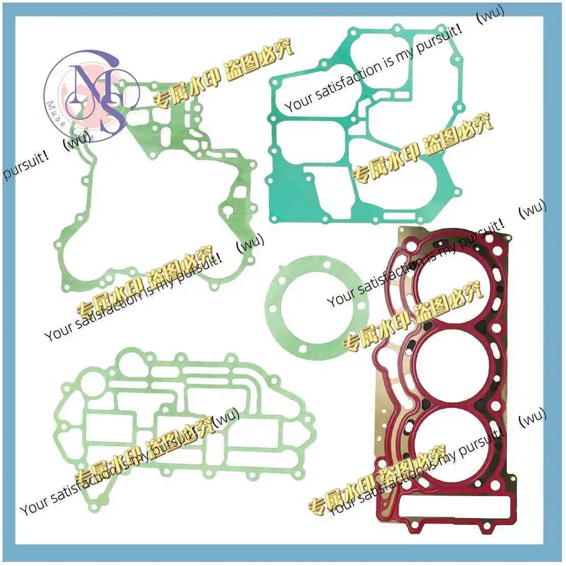 Engine Crankcase Gasket Kit Set Fit for Sea-Doo 900 ACE ESO SPARK TRIXX GTS JET