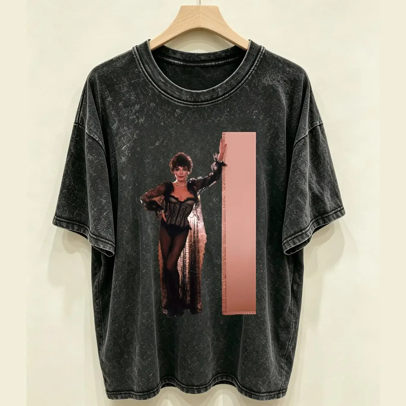 washed T Shirt Dynasty Joan Collins Tv Series Fan long or short sleeves vintage Washed Slightly Soft Comfortable Stretched