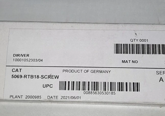 Brand New Original I/O Module 5069-RTB18-SCREW 5069 RTB18 SCREW Fast Delivery