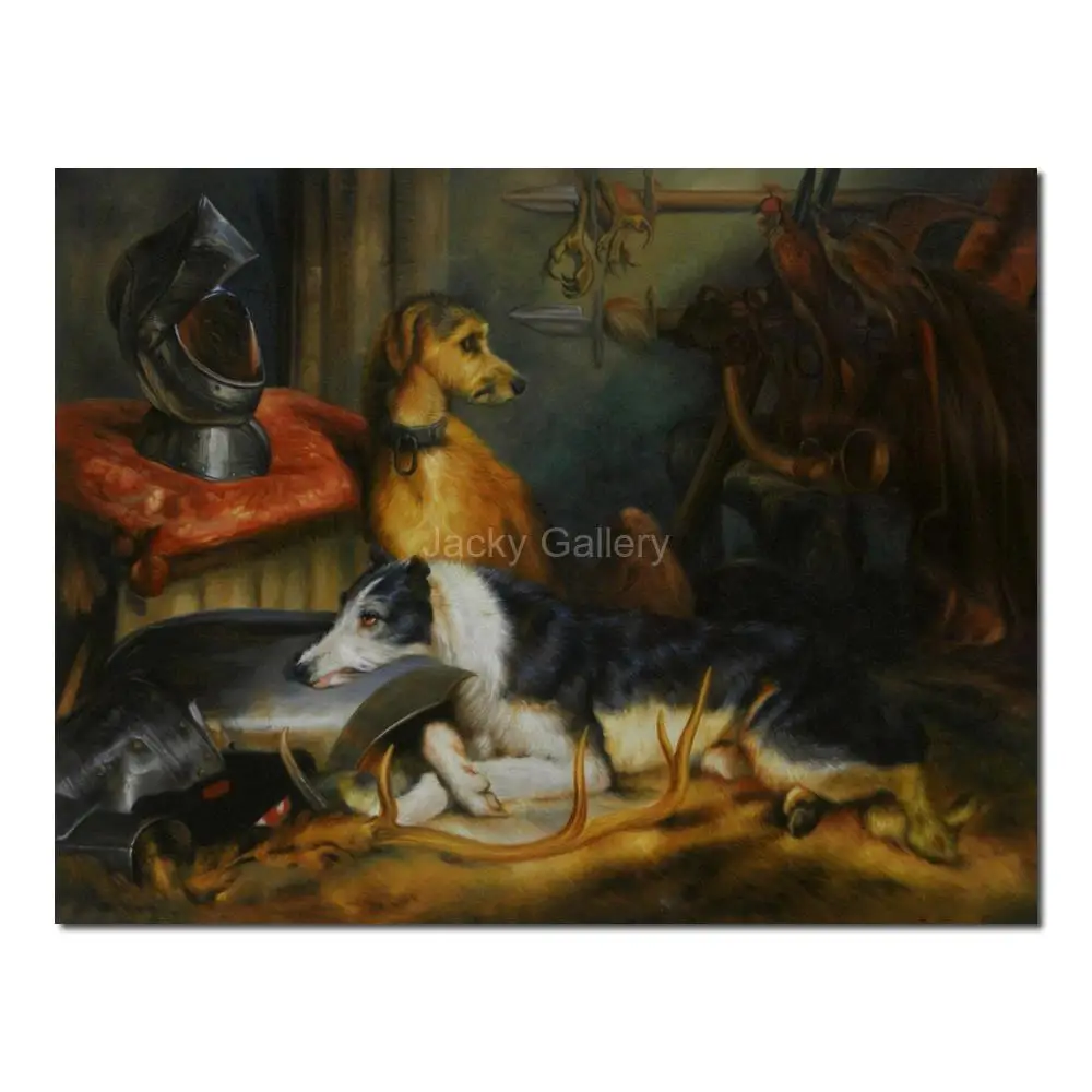 

Настенный декор Эдвин Генри Landseer Scene Abbotsford, ручная роспись маслом на холсте, картина с изображением животного для кабинета пино