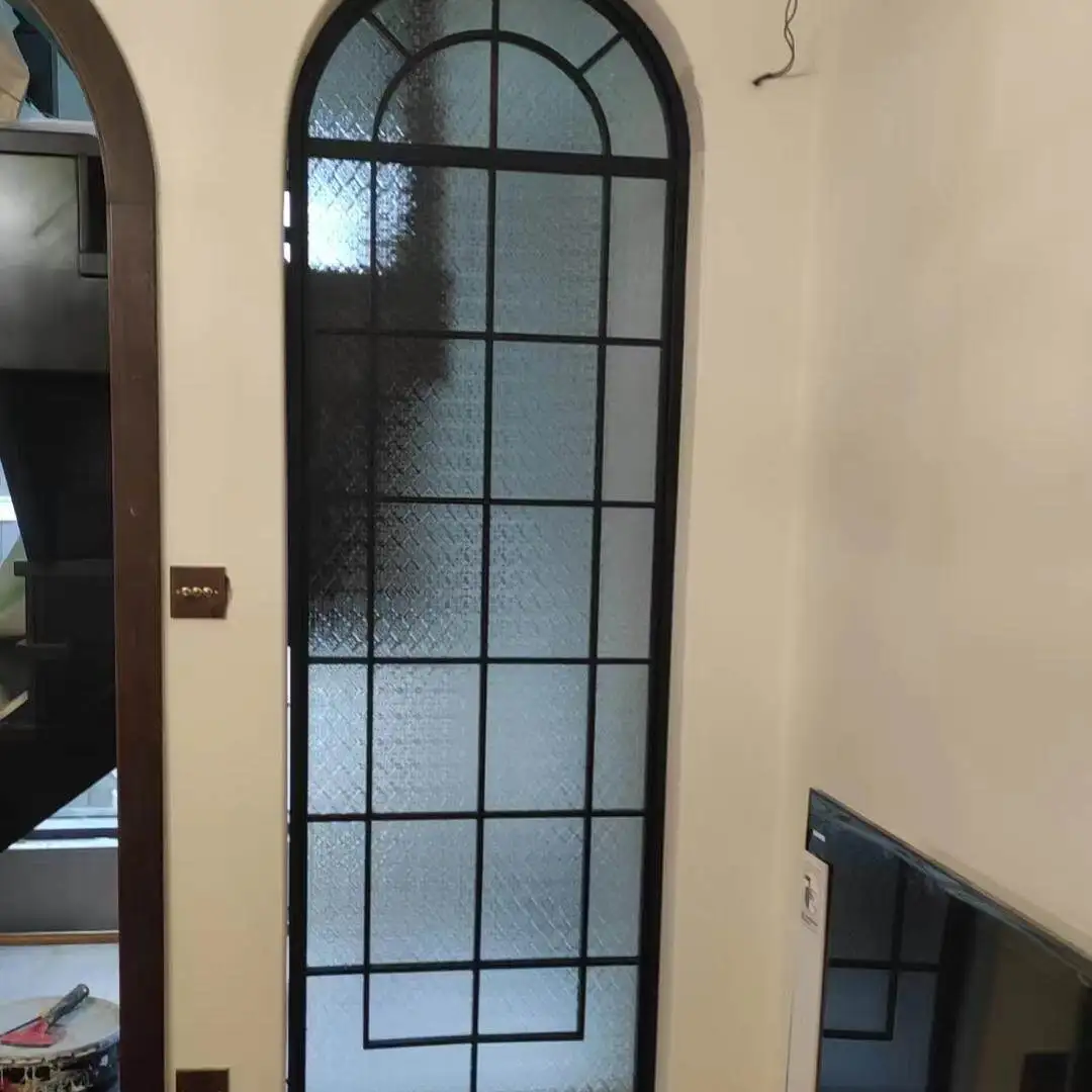 Retro partition entrance entrance real window art screen arched false window