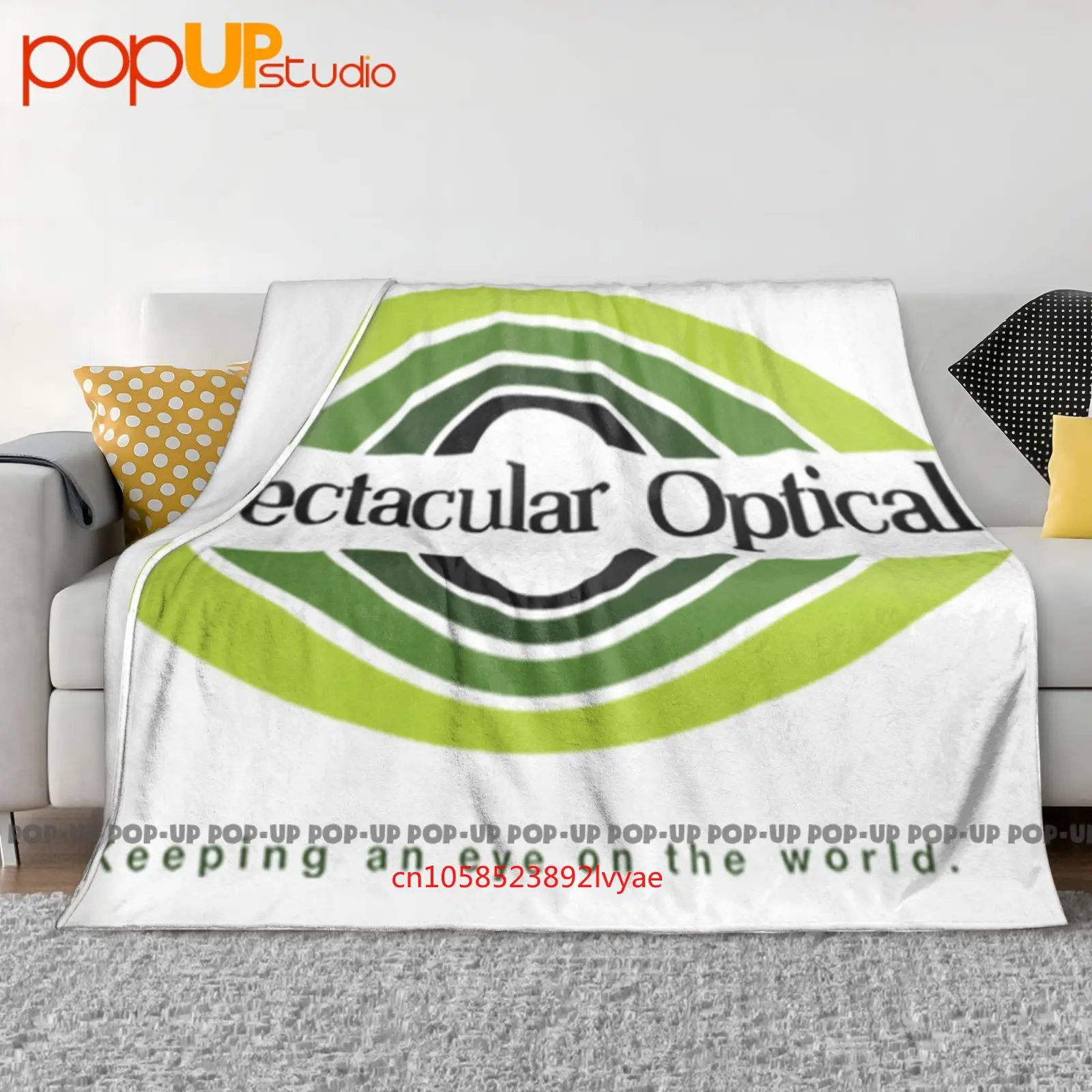 Spectacular Optical Videodrome Sign Insignia Logo Ultra-Soft Blanket Quilt Winter Sofa Cover Bed Covers