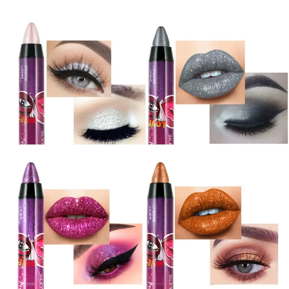 For Kiss Susy Glitter Eyeshadow Stick Collection Waterproof Smudge Proof Eyeliner Cream Professional Cosmetic Makeup Wand