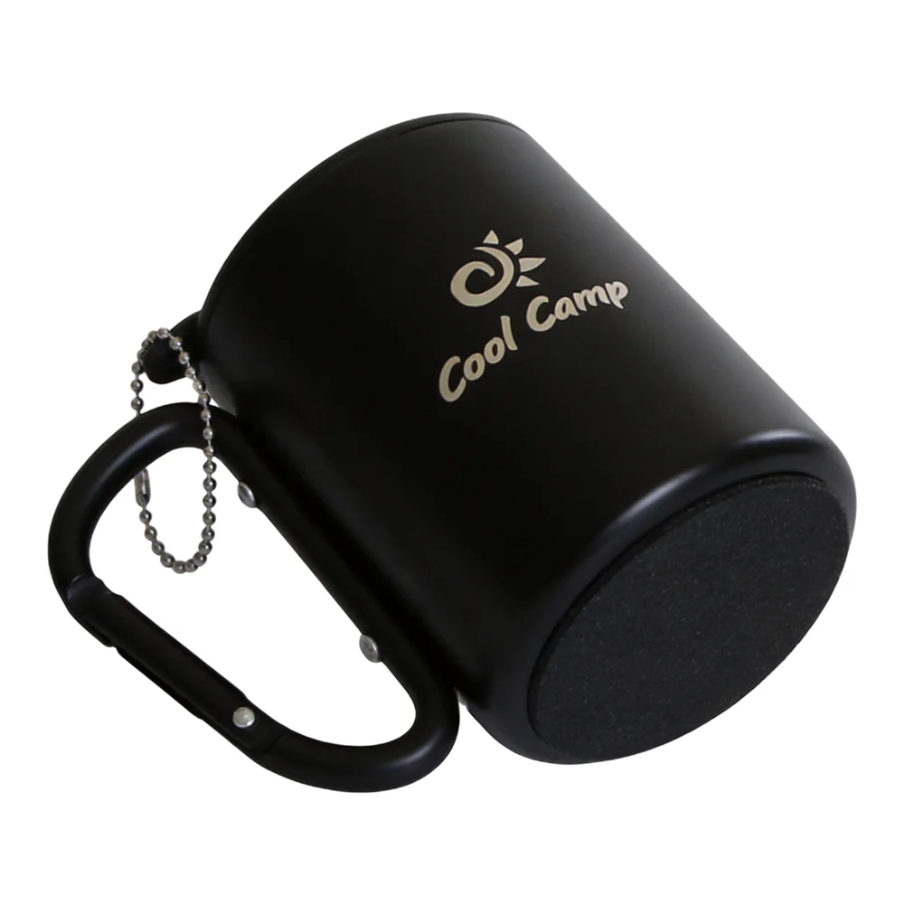 Double Layer Mug Camping Carabiner Mug Uneven Surfaces Construction Optimal Temperature Retention Outdoor Use Double