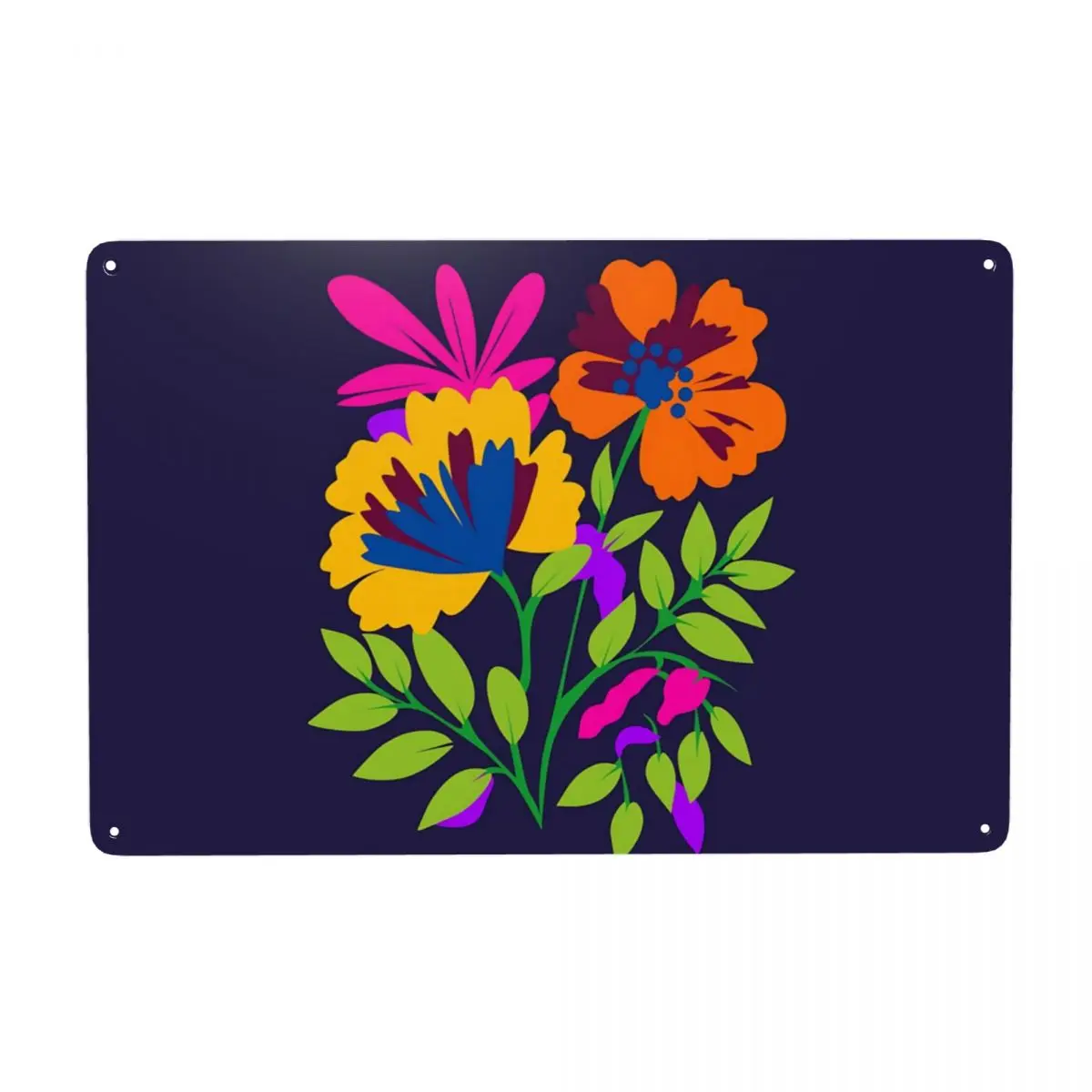 Картина Красивый Цветок Металлическая Оловянная Вывеска Новинка Винтажная Табличка Домашняя Комната Стена Ванная Комната Бар Кафе Гараж Сад Декор Фермерского Дома