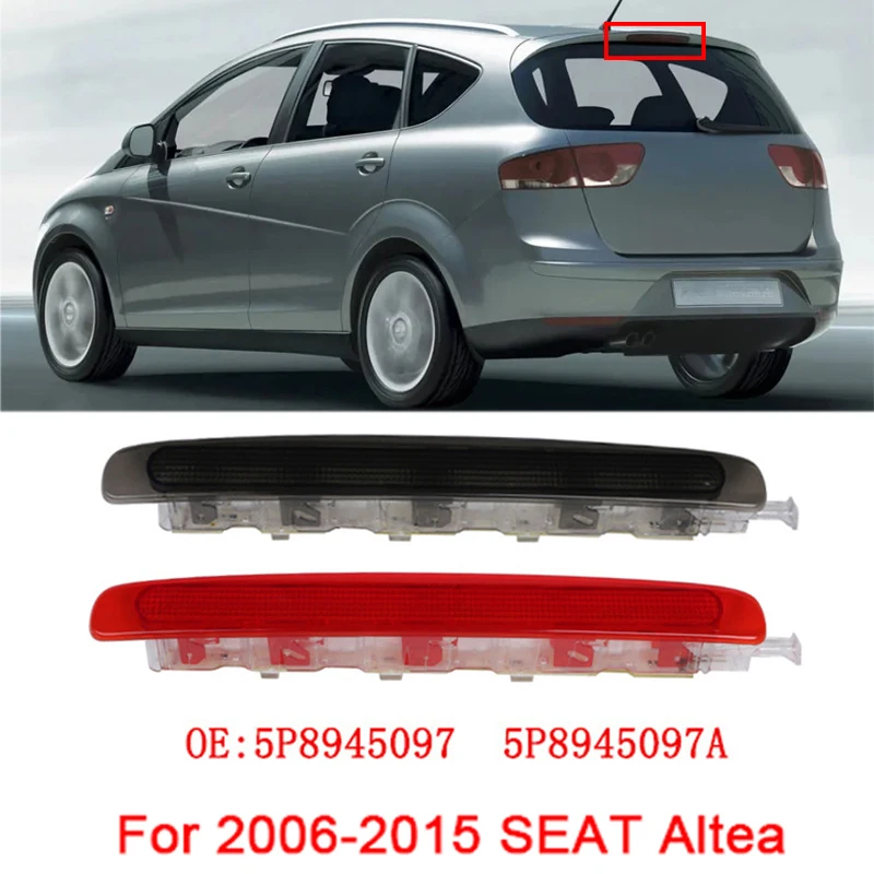 

Для 2006-2015 SEAT Altea 5P8945097 5P8945097A автомобильный задний стоп-сигнал для предотвращения столкновений задний предупреждающий стоп светодиодный сигнальный светильник