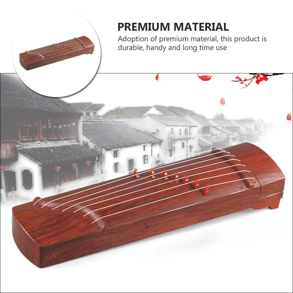 1 قطعة الأطفال ممارسة Guzheng الكلاسيكية الخشب نمط آلة موسيقية محاكاة خشب الصندل سلسلة الاطفال اللعب التعليمية