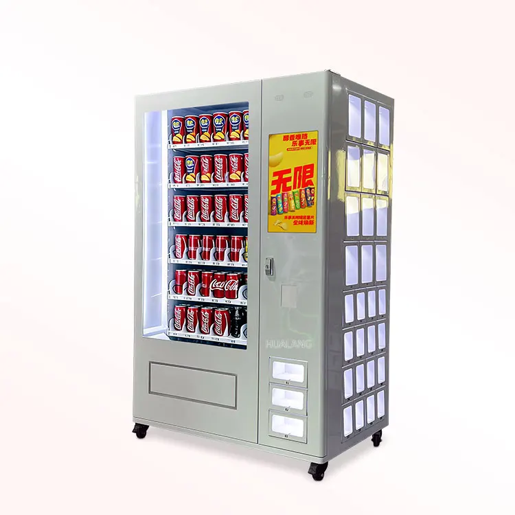 

FOODLINE Customized Self Service Vending Machine for Canned Chips & Snacks SDK Management Remote Monitoring for Apartments