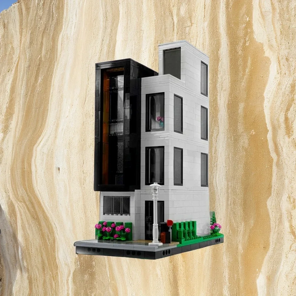 

1720pcs MOC Modern Townhouse Home Scenes Exquisite Decoration DIY Model Building Blocks Birthday Toys Gift