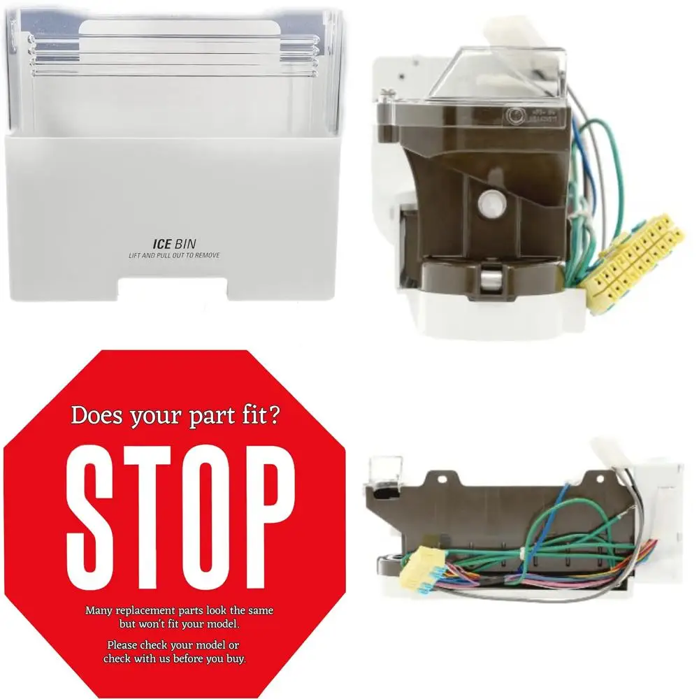 Upgraded Lifetime Ice Container Assembly for Refrigerators - Compatible with LG Models, Long-Lasting Replacement Part