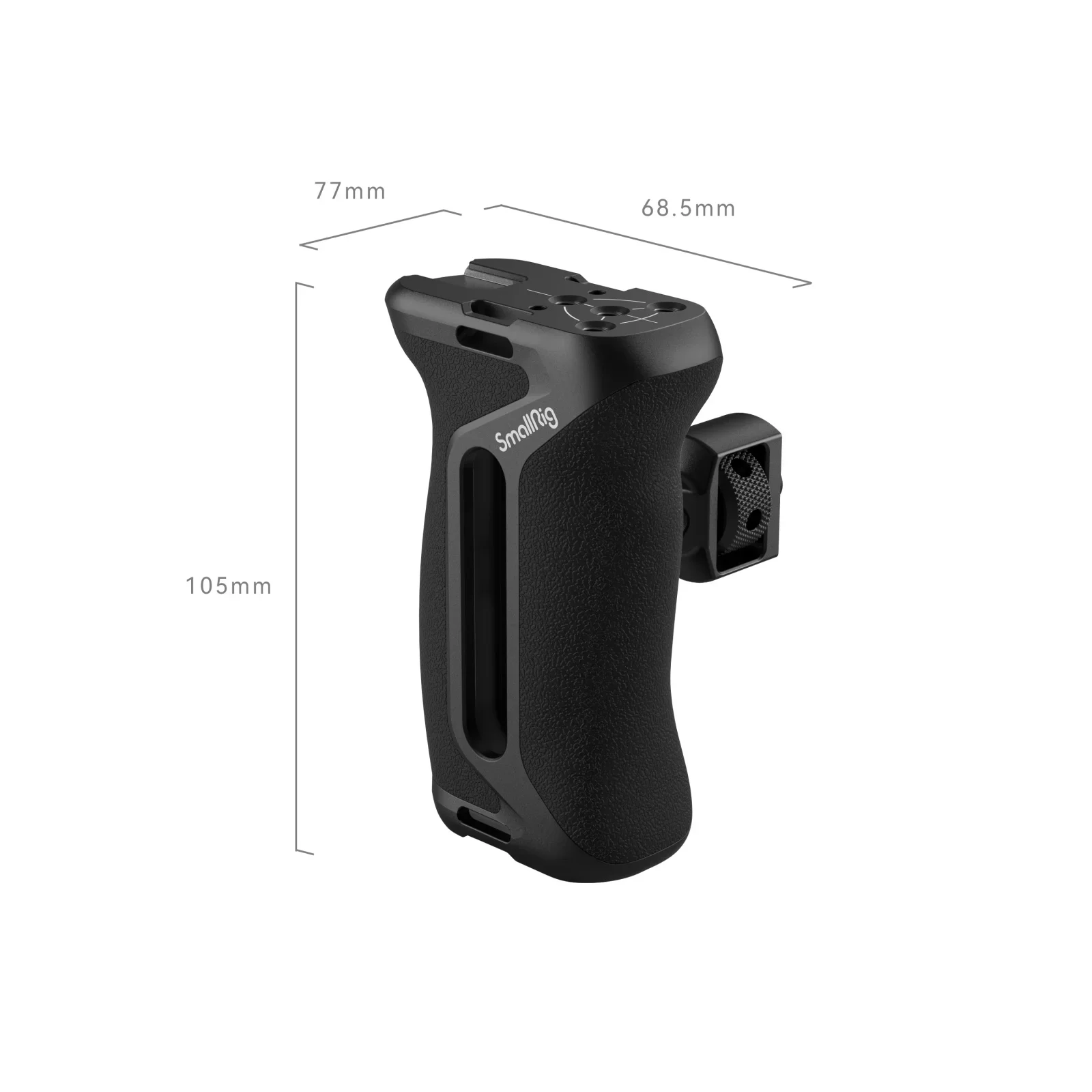 SmallRig Side Handle with Two-in-One Locating Screw 4346 Stretchable Mounting Point with 1/4