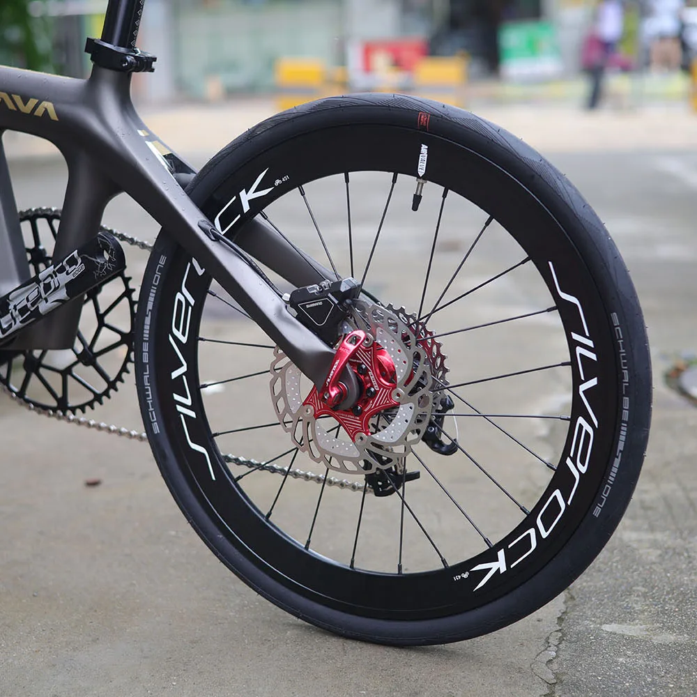 

SILVEROCK Alloy SR42 Wheels 451 406 Disc Brake Seemless Weld for D8 Archer Tern D9 Vigor Folding Bike Minivelo Bicycle Wheelset