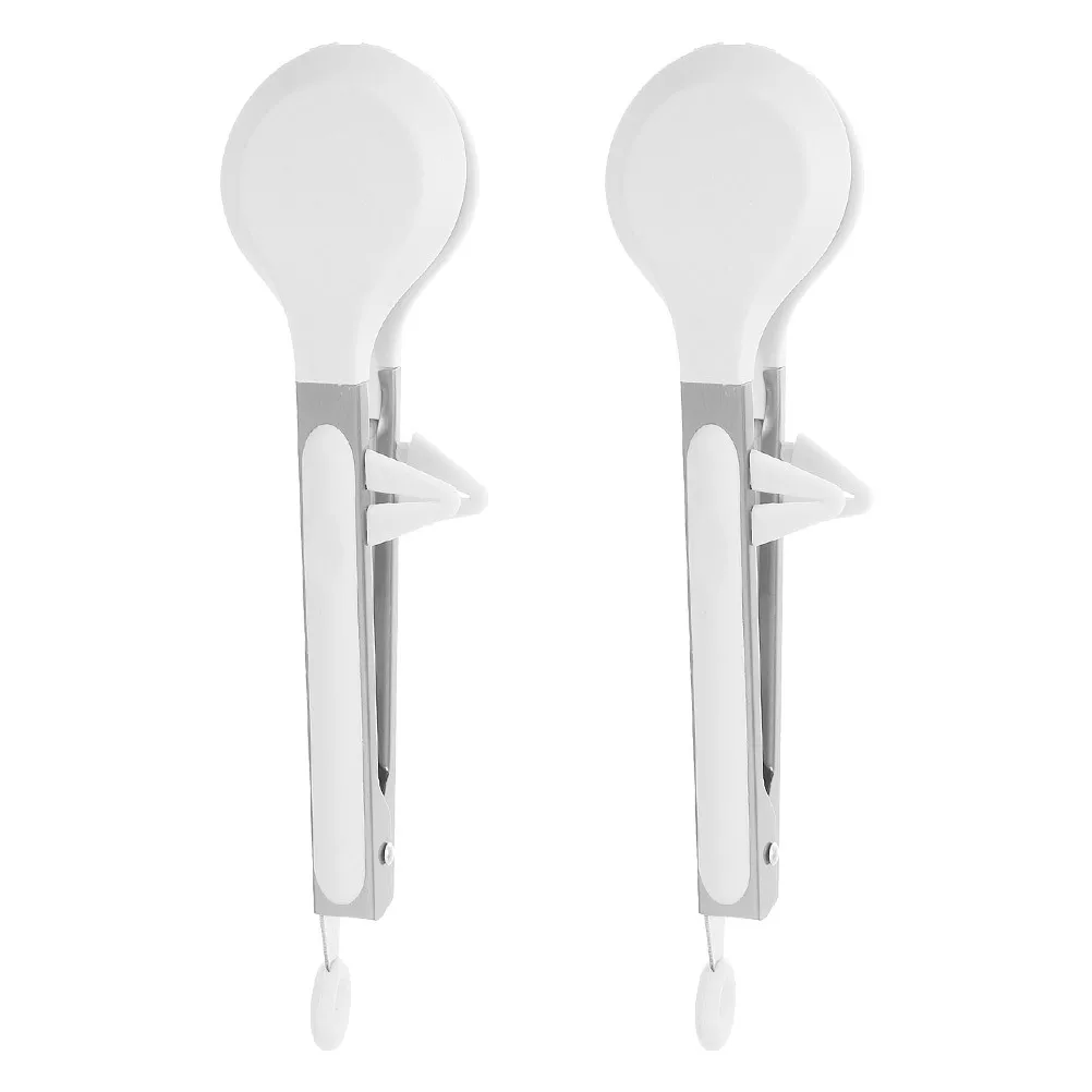 

2Pcs Multifunctional Food Tongs with Stand Stainless Steel Core Silicone Ends for Safe Handling Hot Foods At Home Party Buffet