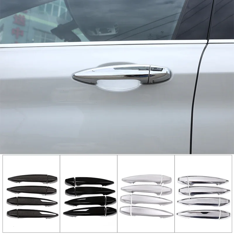 

OLAVGDN 4Pcs Car Styling Outer Door Handles Cover Trim Stickers For BMW X1 X2 X5 X6 F15 F16 F47 F48 Automotive Exterior Accessor