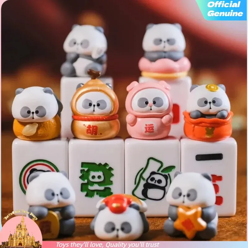 

Toycity Mr.Pa Good Luck Series Blind Box Decoration Toys Cute Mini Action Figure Random Styles Mystery Box Mini Mahjong Gifts